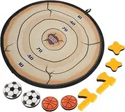 GANAZONO Teractive Round Target Board Throwing Stick Ball Toy for Boys and Girls Outdoor Sports Game Set for Toddlers Teens