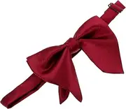 [ANDRESLAD] Men' Double Layer Pre Tied Bow Tie Formal Tuxedo Accessory for Weddings and Special Occasions Adjustable Neck Tie for Men Stylish Wedding Bowties