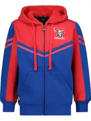 Knights NRL Youth Fleece Zip Jacket 12 KNIGHTS (SOLID)