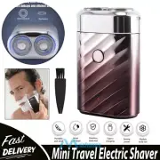 Mini Dual-Head Electric Shaver Beard Trimmer Razor USB Rechargeable Home Travel