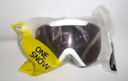 Wedze Ski Snowboard Goggles One Snow S3 Adjustable Strap White 1722411 ORAO