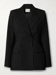 Salon 1884 - Cocteau Wool And Silk-blend Twill Blazer - Black - FR 40