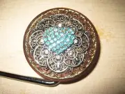JC Table Counter Bar Top Bag Purse Hook Hanger "Blue Is You", COA
