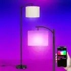 Floor Lamps with Matter Smart Light Bulb, RGB + Color Temperatures Bright Dim...