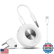 Avantree SoundJet R2 - Bluetooth 5.3 Adapter for Airplane and PC, Support Air