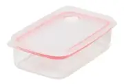 pearl metal Easy Clean Shallow Airtight Storage Container M Pink Made in Japan H