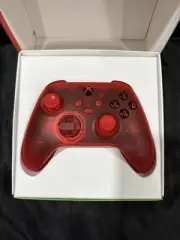 xbox series xs wireless controller custom Clear Red