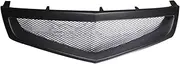 Front grille, Grill Compatible For Honda 7 Acura TSX Type S Euro R CL7 2006-2008 Front Grille Carbon Fiber/Fiberglass Upper Bumper Hood Mesh Grid(Fiberglass)