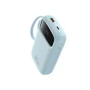 Baseus Qpow2 Dual-Cable Digital Display Fast Charge Power Bank 22.5W (Blue)