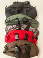 POMMEL BAGS FOR SADDLE - 1000 DENIER CORDURA - BLACK - CLOSEOUT SALE