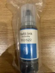 502 522 Cyan Sublimation Ink Compatible With Epson Ecotank PRINTER New Sealed