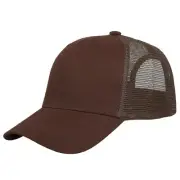 Trucker Hat Baseball Cap Structured Plain Design 6 Panel, Adjustable Size - B...