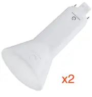 Green Creative 98404 LED Bulb 2 Pin Base 3000K 2 PACK PLS-V-GX23-5.5W-3000K-HYB