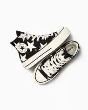 NEW Converse Wmns 7.5 Chuck Taylor All Star Lift Platform 'Large Stars' A09903C