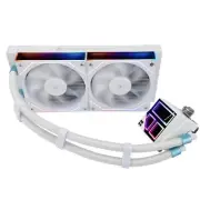 Thermalright Frozen Infinity 240 White CPU Aio Cooler,TL-M12W*2 PWM Fans,Compute