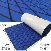 Blue Black EVA Boat Teak Decking Foam Marine Flooring ▶Diamoand Pattern 70x190cm