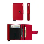 Secrid Miniwallet Compact RFID Wallet - Red Red