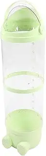 Kids Toy Storage Organizer, Plush Toy Storage Tube with Clear Design and Large Capacity, Sturdy Plastic Material for Stuffed Animals, Dolls, and Children's (Green)
