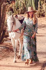 Lust For Life Maxi Shirt Dress--BOHO-705