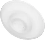 TINEASUR Round Frosted Glass Soap Dish with Nonslip Base Elegant Bathroom and Kitchen Countertop Holder Versatile Glass Soap Tray for Bar Soap and Shower Use