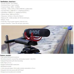 現貨 RODE VideoMic GO II 專業輕型 指向性麥克風【eYeCam】單眼相機 DV 收音麥克風