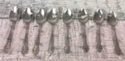 ANTOINETTE PRESENT By Fifth Avenue Stainless Flatware Japan ~ 8 TableSpoons Set