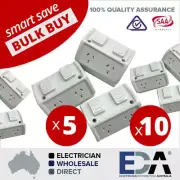 Bulk Buy Weatherproof Double Power Point GPO 10 Amp Socket 2 GPO External