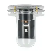 Smart Optical Tube Clock Date Format Switching and Cool Lighting Effects