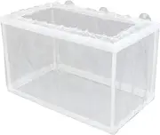 Aquarium Breeding Box, Aquarium Breeding Box, Fish Breeding Box, Fish Breeding Tank with Net Box, Fish Hatchery, Young Fish Separation Net with Suction Cups, Guppy Shrimp Breeding Station, Tank