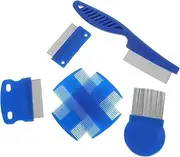 BUGUUYO 1 Set Double Sided Pet Grooming Comb Dog and Cat Shedding Tools for Detangling Fluffing and Cleaning Ergonomic Design for Comfortable Use