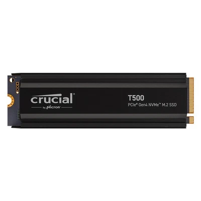 Crucial T500 4TB CT4000T500SSD5 PCIe Gen4 NVMe M.2 SSD with Heatsink