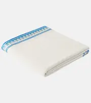 [Versace Home] Versace Home Underwater Barocco cotton terry beach towel One Size white