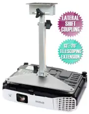 Projector Ceiling Mount for Epson PowerLite 1266 1286 S18+ W15+ W18+ X24+
