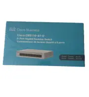 Cisco Business CBS110-8T-D Unmanaged Switch, 8 Port GE, Desktop, Squeezed Box