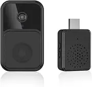 ZENWORYS Smart Wireless Remote Video Doorbell, Camera Wireless Intercom Doorbell, HD Night Vision WiFi Tuya Security Doorbell
