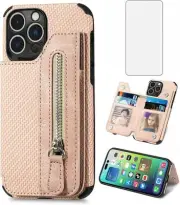 Phone Case for iPhone 14 Pro Max 6.7 inch Wallet Cover with Screen Protector