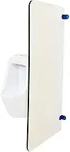 Urinal Divider Screen,Toilet Partition,Public Health Partition Urinal Privacy Screen,for Men's Toilet Toilet Partition Board,Wall-Mounted Wooden Partition Panel(White(Partition*1),90 * 40cm)