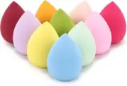 BTYMS 10 Pieces Makeup Sponge Blenders Beauty Sponges Egg Shaped Blending Sponge