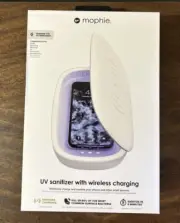 Mophie Wireless Charger With UV Sanitizer Smartphones - White