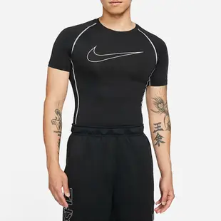 Nike Pro Dri-FI 訓練 緊身 男短袖上衣-黑-DD1993011