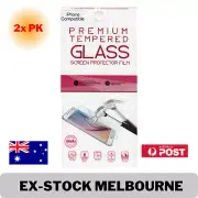 2x Full Cover Screen Protector iPhone 6 7 8 11 12 13 PRO MAX Tempered Glass 10D