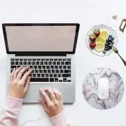 Mouse Pad Mousepad for Desktop Computer Laptop Notebook PC Anti Slip Round Cute