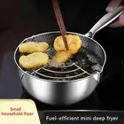 Japanese Tempura Fryer Pan Milk Pot Saucer Deep Fryer Pot French Fries Stew