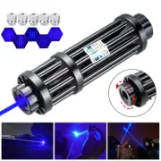 Power Blue ablaze Laser Poin ter Adjustable Visible Beam Torch Light 5mW
