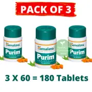 Himalaya Purim 180 Tabs For Detoxification Prevent Various Skin Infection 2026