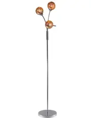 [Lexi Lighting] Candice Floor Lamp Chrome