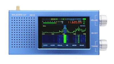 1.10D Malachite Malahit DSP SDR Radio Receiver V5 5000mAh AM CW SSB NFM WFM