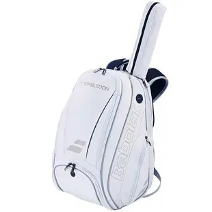 Babolat百保力溫網聯名新款PURE網球雙肩包白色羽毛球運動包2支裝