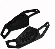 Car Steering Wheel Shift Paddles for S&Koda 2020 O&ctavia A8 MK4 ENYAQ IV RS VRS 2021 2022 Car Styling Steering Wheel Shift Paddle Shifter Extension HTEOPOEKFR(Black)