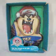 Looney Tunes Tazmanian Devil Taz the Season to be Jolly 3D Molded Plastic Light